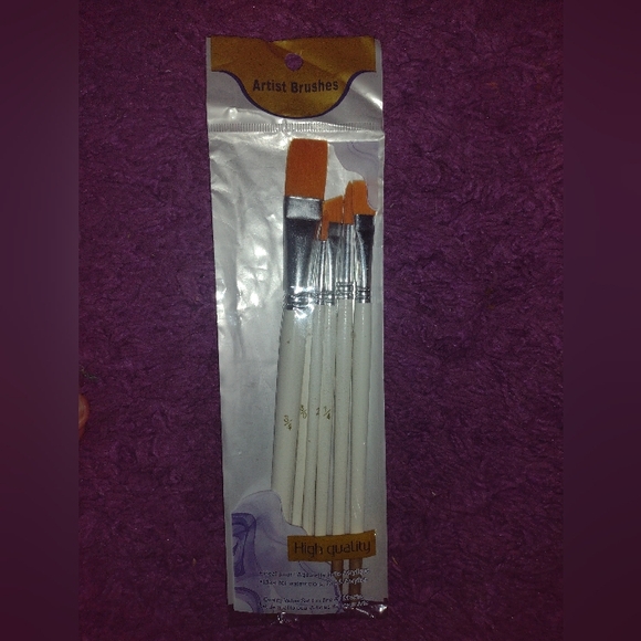 6Pcs/Set Wooden Handle Watercolor Paint Pen Paint Brushes Supplies Drawing Art - Picture 7 of 8